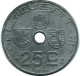 25 CENTIMES 1946 DUTCH Text BÉLGICA BELGIUM Moneda #BA419.E - 10 Cent & 25 Cent