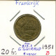 20 FRANCS 1951 B FRANCE French Coin #AM438 - 20 Francs