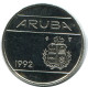 10 CENTS 1992 ARUBA Coin (From BU Mint Set) #AH078.U - Aruba