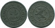10 CENTIMES 1915 DUTCH Text BELGIUM Coin #BA412.U - 10 Cent