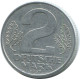 2 DM 1957 A DDR EAST GERMANY Coin #AE126.U - 2 Marchi