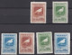 Chine 1950, Pigeon , Larges Plumes, La Série Complète , 6 Timbres Neufs , Scan Recto Verso - Neufs