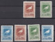 Chine 1950, Pigeon , Larges Plumes, La Série Complète , 6 Timbres Neufs , Scan Recto Verso - Nuovi