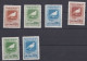 Chine 1950, Pigeon , Larges Plumes, La Série Complète , 6 Timbres Neufs , Scan Recto Verso - Nuovi