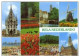 Delcampe - AKEO 23 Esperanto Cards The Netherlands - Tulips - Cheese - Windmill - Canals - Harbour - Text In Esperanto - Esperanto