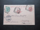 Italien 1903 Ganzsache Doppelkarte Auslands PK Roma - Magdeburg Mit Zusatzfrankatur! P 30 - Entiers Postaux