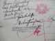 Italien 1919 GA Mit Aufdruck 10 Centesimi Die Corona Ausgabe Für Julisch-Venetien Usw. P 8 Stempel Reparto Francobolli - Stamped Stationery
