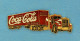 Delcampe - 1 PIN'S //  ** CAMION / TRUCK COCA COLA / TRADEMARK®/ DELEGATE / GEORGIA JAYCEES ** . 62mm - Coca-Cola