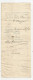 Lettre De Change, Lencloitre , Mirebeau , 1875 , 2 Scans ,  Frais Fr 1.65 E - Lettres De Change