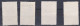 Chine 1955 La Série Complète 278 A à 281 A, 4 Timbres, Scan Recto Verso - Gebraucht