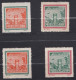 Chine 1950 , Serie Complète 1er Conférence Nationale , 82 Et 83 , 184 Et 185 , 4 Timbres Scan Recto Verso - Nuovi