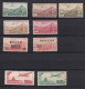 Chine 1932 Et 1951 Avion , Grande Muraille Et Temple Du Ciel , 9 Timbres Neufs Sauf Un Oblitéré , Scan Recto Verso - Unused Stamps