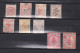 Chine Shanghai 9 Timbres 1866 à 1893, Dragon, Scan Recto Verso - ...-1878 Préphilatélie