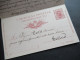 Italien 1890 Ganzsache / Doppelkarte P 19 Stempel Torino - Genova - Entiers Postaux