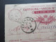 Italien 1893 Ganzsache / Postanweisung Mit Insgesamt 7 Stempeln / L1 Genova Und Andere Stempel - Interi Postali