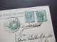 Italien 1919 Ganzsache / Doppelkarte P38 ?! Mit Zusatzfrankatur Stempel Firenze Nach Magdeburg - Entiers Postaux