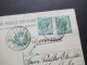 Italien 1919 Ganzsache / Doppelkarte P38 ?! Mit Zusatzfrankatur Stempel Firenze Nach Magdeburg - Entero Postal