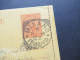 Italien 1896 Ganzsache / Kartenbrief K1 Stempel Milano / Ortsverwendung Milano Hotel De L Europe - Postwaardestukken