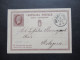 Italien 1877 Ganzsache P1 Stempel Milano Staz. Nach Bologna - Stamped Stationery