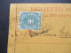 Italien 1892 Ganzsache Kartenbrief K1 Mit Zusatzfrankatur Auslandsverwendung Nach Österreich Schönline Mit Ank. Stempel - Stamped Stationery