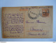Belgique Entier Postwaardestuk Generaal Gouvernement Postkarte Nr.10 Belgien 8 Cent Op 7,5 Pf 1916 Verviers Anvers 1918 - German Occupation