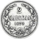 Monnaie, Finlande, Alexander II, 2 Markkaa, 1872, Helsinki, TTB, Argent, KM:7.2 - Finlandia