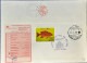 1996 MACAU INTERNATIONAL AIRPORT FIRST FLIGHT COVER TO LISBON, PORTUGAL - Lettres & Documents