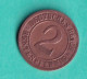 Germany  - 1924 - 2 Pfennig.. - KM38 - 2 Renten- & 2 Reichspfennig