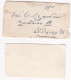 Enveloppe De 1953 Et Carte De Visite , 2 Timbres - Storia Postale
