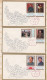 Chine 3 Enveloppes Neufs 1977 , 6 Timbres De MAO , Scan Recto Verso - Storia Postale