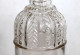 Delcampe - JOLIE ANCIENNE CARAFE BOUTEILLE EN VERRE MOULÉ, MOTIF EN RELIEF - VINTAGE H:28cm / ART DE LA TABLE (2501.2) - Karaffen