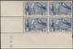 France 1938 Y&T 396. Deux Blocs De 4, Couleurs Différentes, Curiosités D'encrage. Coupe Du Monde De Foot 1938. MNH - 1938 – France