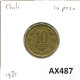 10 PESOS 1981 CHILE Moneda #AX487.E - Chili