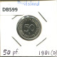 50 PFENNIG 1981 D BRD ALEMANIA Moneda GERMANY #DB599.E - 50 Pfennig
