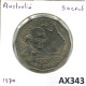 50 CENTS 1970 AUSTRALIE AUSTRALIA Pièce #AX343.F - 50 Cents
