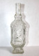 RARE ANCIENNE CARAFE BOUTEILLE EN VERRE MOULÉ 3 PORTRAIT De ROI En RELIEF H:25cm / ART DE LA TABLE (2501.5) - Caraffe