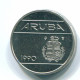 10 CENTS 1990 ARUBA (NIEDERLANDE NETHERLANDS) Nickel Koloniale Münze #S13627.D - Aruba