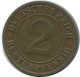 2 RENTENPFENNIG 1924 F DEUTSCHLAND Münze GERMANY #AE273.D - 2 Rentenpfennig & 2 Reichspfennig