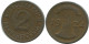 2 RENTENPFENNIG 1924 F DEUTSCHLAND Münze GERMANY #AE273.D - 2 Renten- & 2 Reichspfennig
