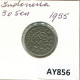 50 SEN 1955 INDONESISCH INDONESIA Münze #AY856.D - Indonésie