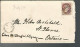 57987) Canada Dickinson Landing  Postmark Cancel Duplex Closed Post Office - Cartas & Documentos