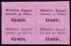 1871 "Gratis" Postfrischer 4er Block (Falzspur Im Bogenrand) F. Internierte Der Bourbaki-Armee. Attest Zumstein Nr.23077 - Franchise