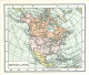 040523 - CHROMO CACAO VAN HOUTEN - Amérique Du Nord - Carte Géographique - Van Houten
