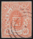 Luxembourg   .    Y&T   .  11  (2 Scans)     .     O    .     Oblitéré - 1859-1880 Coat Of Arms