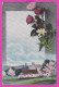 291590 / Art Painter  Happy Spring Happy Holiday !  House Blossoming Trees Photomontage Flowers Roses PC L&P 5832/III - Collections & Lots