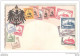 NAMIBIA CARTE PHILATELIQUE DEPOSEE OTTMAR ZIEHER Greece La Grece Stamps On Postcards HERALDRY EMBOSSED Unused - Namibie