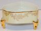 Delcampe - -JOLIE ANCIENNE BOITE BONBONNIERE PORCELAINE LIMOGES Marquis Marquise 3 Pieds  E - Limoges (FRA)