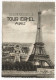 CP 75 - PARIS - SOUVENIR DE LA TOUR EIFFEL - AU DOS CACHET DU SOMMET DE LA TOUR - Tour Eiffel