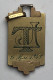 Ancien Pendentif De 1943 - Religieux De Baptème Signé MURAT - Vierge - 3 Matériaux Différents Plaqué Or - Anhänger