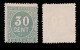 Alfonso XIII.1897.CIFRA Verde.30c.Nuevo(*).Alemany 52 - Nuevos